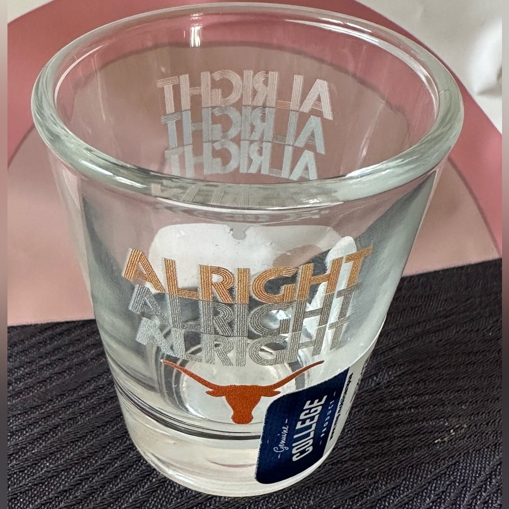 NWT Texas Longhorns college shot glass